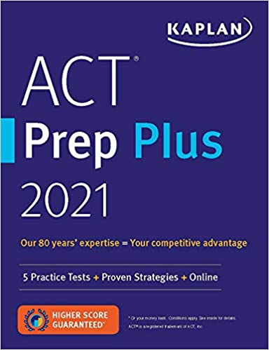 Best ACT Prep Book: Kaplan ACT Prep Plus 2021